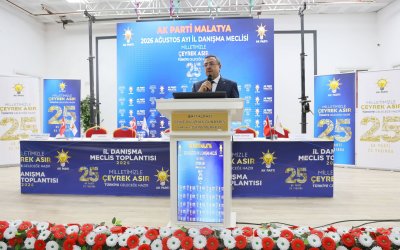 AK Parti Malatya İl Başkanı Bakan’dan 25. Yıl Açıklaması: "Türkiye’yi Geleceğe Hazırlıyoruz"