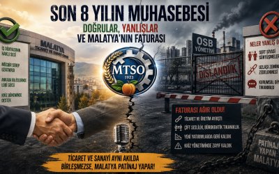 Malatya Ticaret ve Sanayi Odası’nın Son 8 Yılı: Doğrular, Yanlışlar ve OSB Kırılması