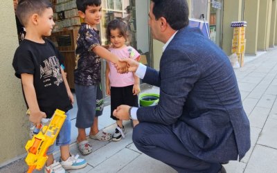 Başkan Taşkın’dan Yeni Çarşı Esnafına Ziyaret
