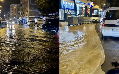 Sarıcıoğlu Caddesi Göle Döndü