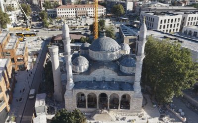 Başkan Taşkın ve Milletvekili Babacan Yeni Cami’deki Çalışmaları İnceledi