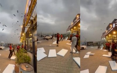 Malatya’da Kuvvetli Rüzgâr Etkili Oluyor