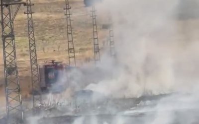Yeşilyurt’ta Tarımsal Üretim Sahasında Yangın
