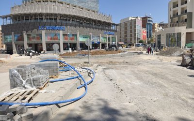 Akpınar’da Yol ve Kavşak Düzenleme Çalışmaları Sürüyor