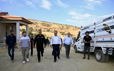 Vali Yavuz Doğanyol’daki Yatırımları Yerinde İnceledi