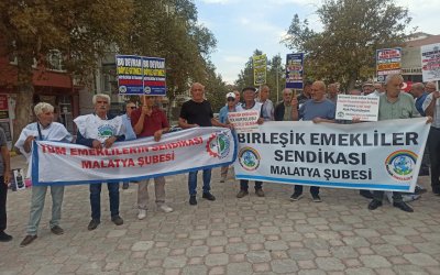 Malatya’da Emeklilerden Seyyanen Zam Çağrısı