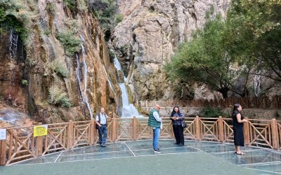 Günpınar Şelalesi’nde Sonbahar Hareketliliği
