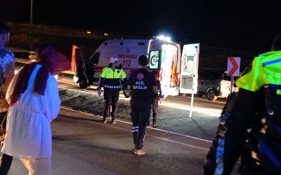 Malatya’da Otomobil Şarampole Devrildi: 2 Ağır Yaralı