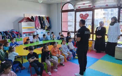 Malatya’da Miniklere Deprem Eğitimi