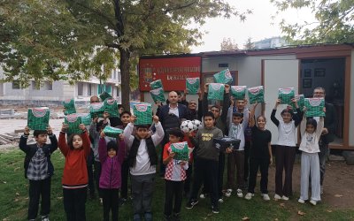 Malatya’da Minik Ressamlar Cumhuriyet Coşkusunu Resimlerine Yansıttı