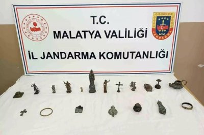 Malatya'da tarihi eser kaçakçılığı operasyonu: 1 gözaltı