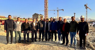 DAİMFED Heyeti, Malatya'da rezerv alan şantiyelerini inceledi