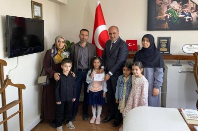 Kur'an kursu öğrencilerinden Gazze'ye anlamlı destek