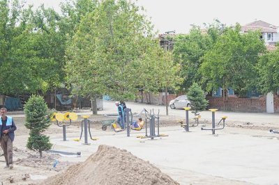 Battalgazi Belediyesi'nden park ve yol düzenlemesi
