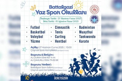 Malatya'da yaz spor okulları başlıyor