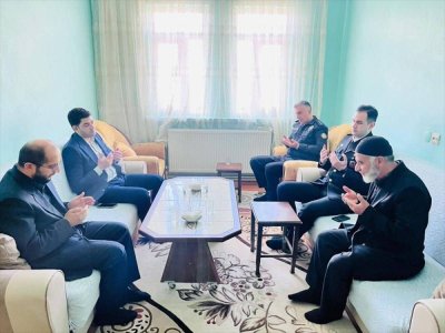 Doğanşehir Kaymakamı Kılıç'dan şehit ailelerine bayram ziyareti