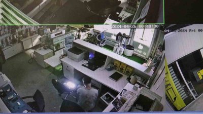 İş merkezinde hırsızlık yapan şahıs yakalandı