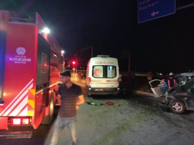 Malatya'da iki hafif ticari aracın çarpışması sonucu bir kişi öldü