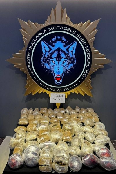 44 kilogram sentetik uyuşturucu ele geçirildi