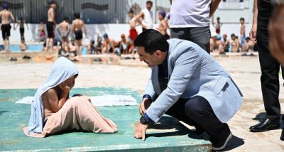 Battalgazi Belediye Başkanı Taşkın, yaz spor okulunu ziyaret etti