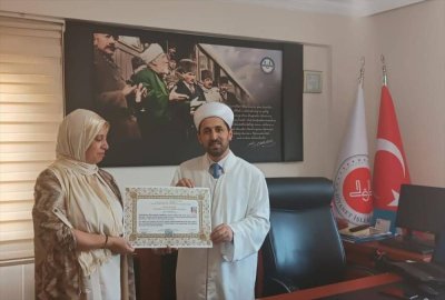 Ezandan etkilenen Bulgar kadın Malatya'da Müslüman oldu