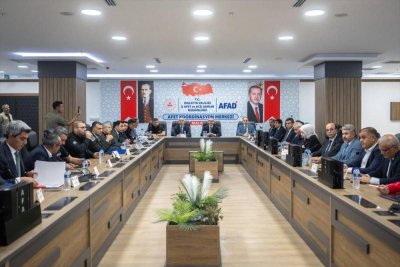 Afet İstişare ve Koordinasyon Toplantısı gerçekleştirildi