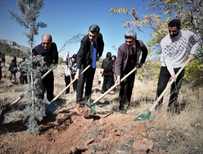 Cumhuriyet Bayramı dolayısıyla fidan dikimi yapıldı